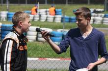 Interview vor dem Start - Foto: Weichert
